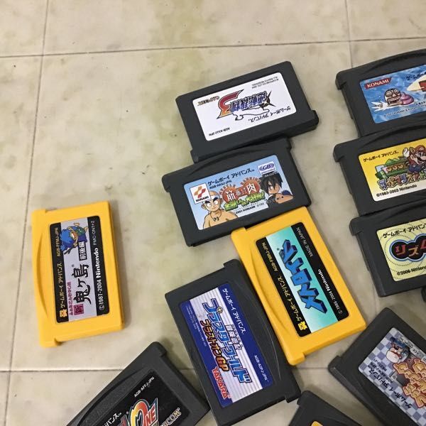 1円〜 箱無 GBA ゲームボーイアドバンス リズム天国、逆転裁判3、カードeリーダー＋ 他_画像2