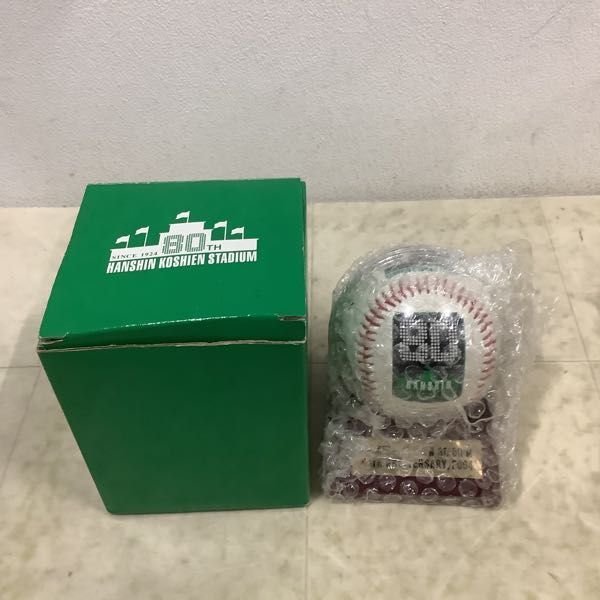 1 jpy ~ Professional Baseball close iron Buffaloes lamp . Logo ball, Hanshin Koshien Stadium 80 anniversary memory ball 
