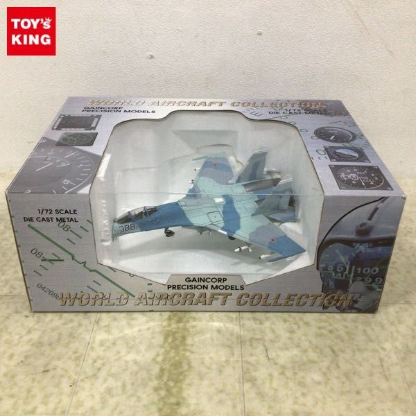 1円〜 GAIN CORP WORLD AIRCRAFT COLLECTION 1/72 SUKHOI Su-27 FLANKER #388_画像1