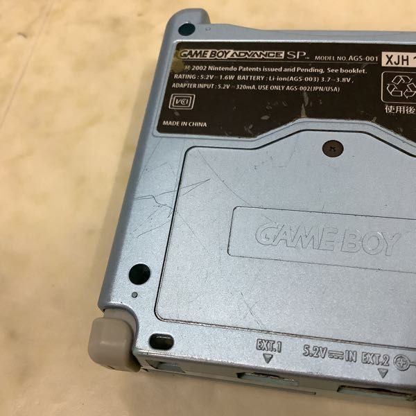 1 иен ~ без коробки Game Boy Advance SP корпус AGS-001 azulite blue жемчуг голубой 