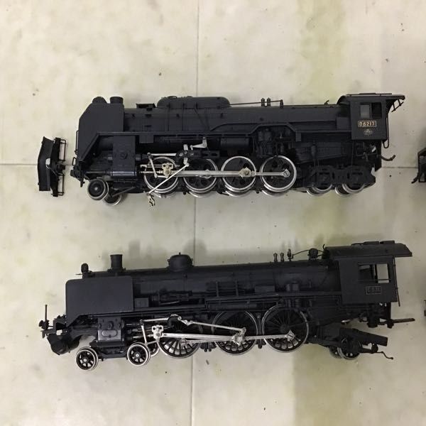 1円〜 ジャンク HOゲージ 鉄道模型 C53 1 蒸気機関車、D6217 炭水車 等_画像2