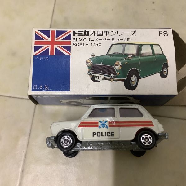 1円〜 青箱トミカ外国車シリーズ アメリカン ミキサー車 BLMC ミニクーパーS マークIII ポリスカー他 日本製_画像4