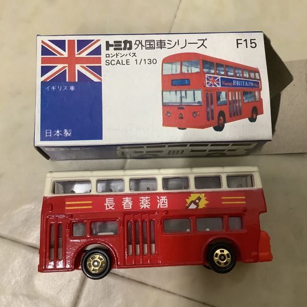 1円〜 青箱トミカ外国車シリーズ ロンドンバス BLMCミニクーパーS マークIII他 日本製_画像4