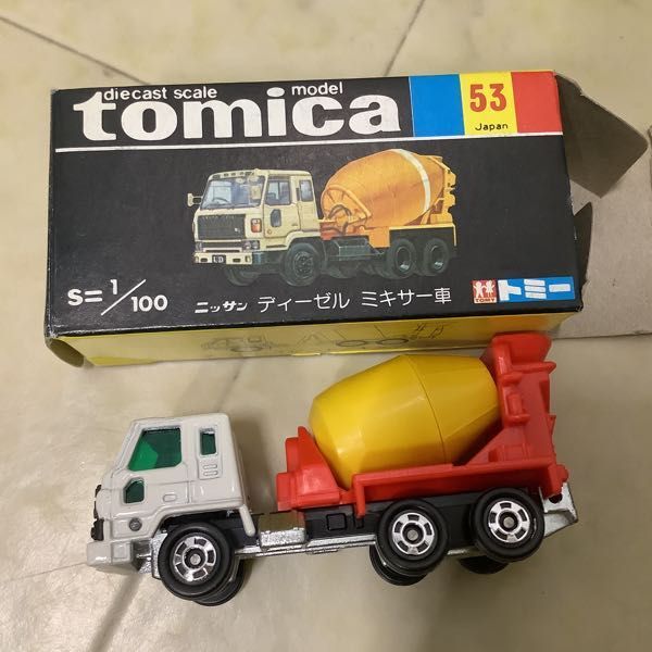 1 иен ~ чёрный коробка Tomica Nissan Diesel jet упаковка saec миксер * машина др. сделано в Японии 