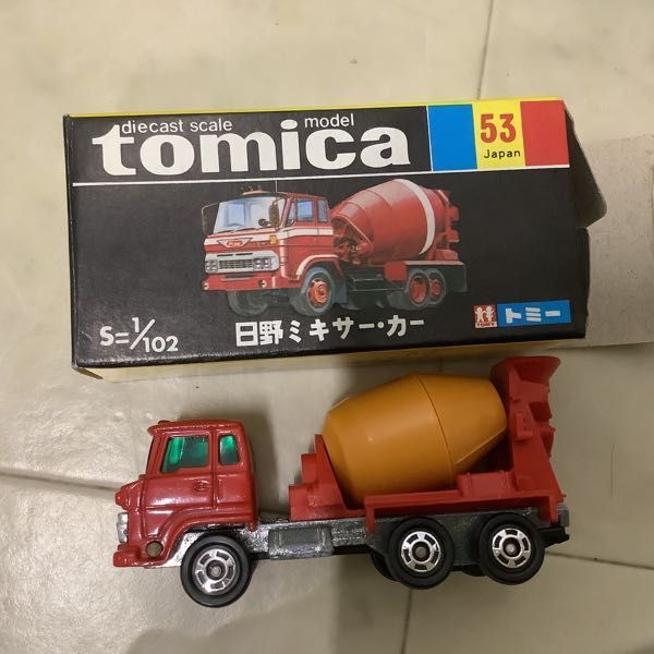 1 иен ~ чёрный коробка Tomica Nissan Diesel jet упаковка saec миксер * машина др. сделано в Японии 