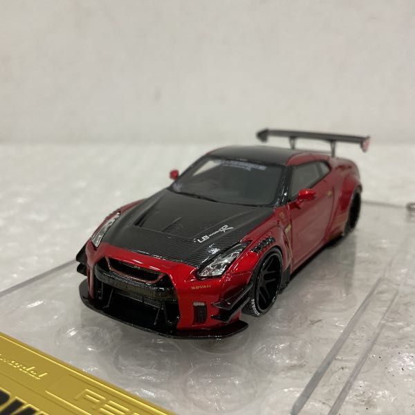 1 jpy ~ ignition model 1/64 LB WORKS GT-R R35 type 2 Red