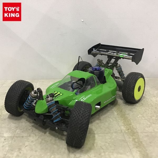 1 jpy ~ Junk box less engine RC car radio controlled car chassis, body,O.S.MAX 21XZ,KO PROPO KR-407S other 