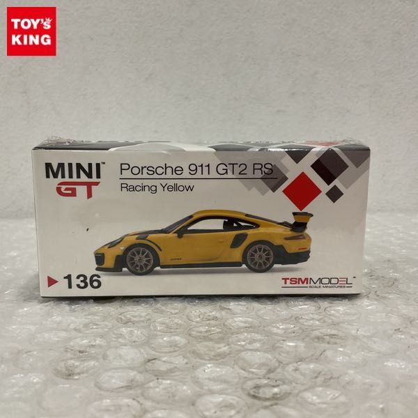 1円〜 未開封 MINIGT 1/64 ポルシェ 911 GT2 RS レーシングイエロー_画像1