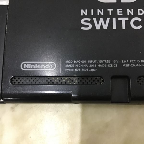 1円〜 ジャンク 初期化済 箱無 Nintendo Switch HAC-001 本体_画像3