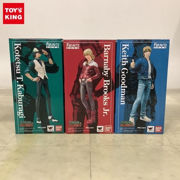 1円〜 未開封含 フィギュアーツZERO TIGER&BUNNY 鏑木・T・虎徹、バーナビー・ブルックスJr. 他_画像1