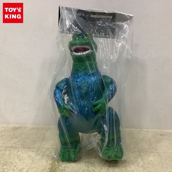 1 иен ~ нераспечатанный meti com игрушка sofvi жизнь ja Ian topliti Godzilla зеленый формирование металлик покраска 