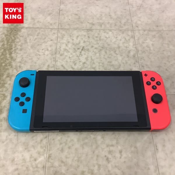 1 jpy ~ operation verification / the first period . settled box less Nintendo Switch HAC-001 neon blue / neon red 