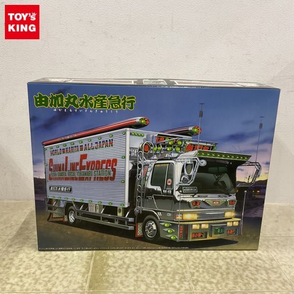 Yahoo!オークション - 1円〜 アオシマ 4tデコトラ 1/32 椎名急送 Yahoo!オークション - 1円〜 アオシマ 4tデコトラ 1/32 椎名急送
