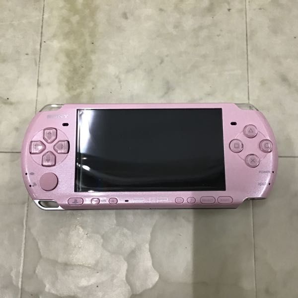 1円〜 欠品 動作確認/初期化済 PSP PSP-3000 本体 ブロッサムピンク
