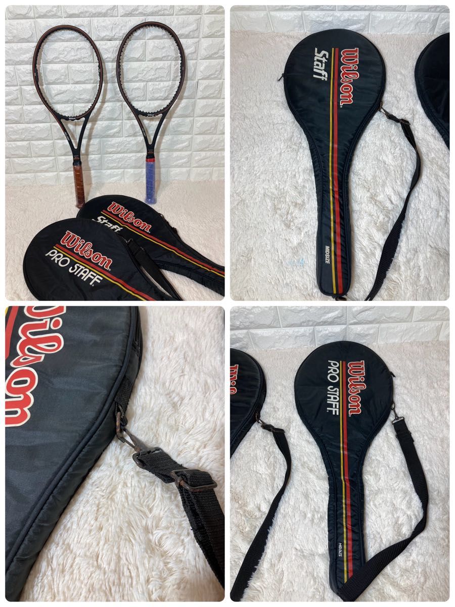 希少　Wilson Prostaff Midsize 85 ビンセント製　2本セット　ウィルソン　プロスタッフ　ケース付き