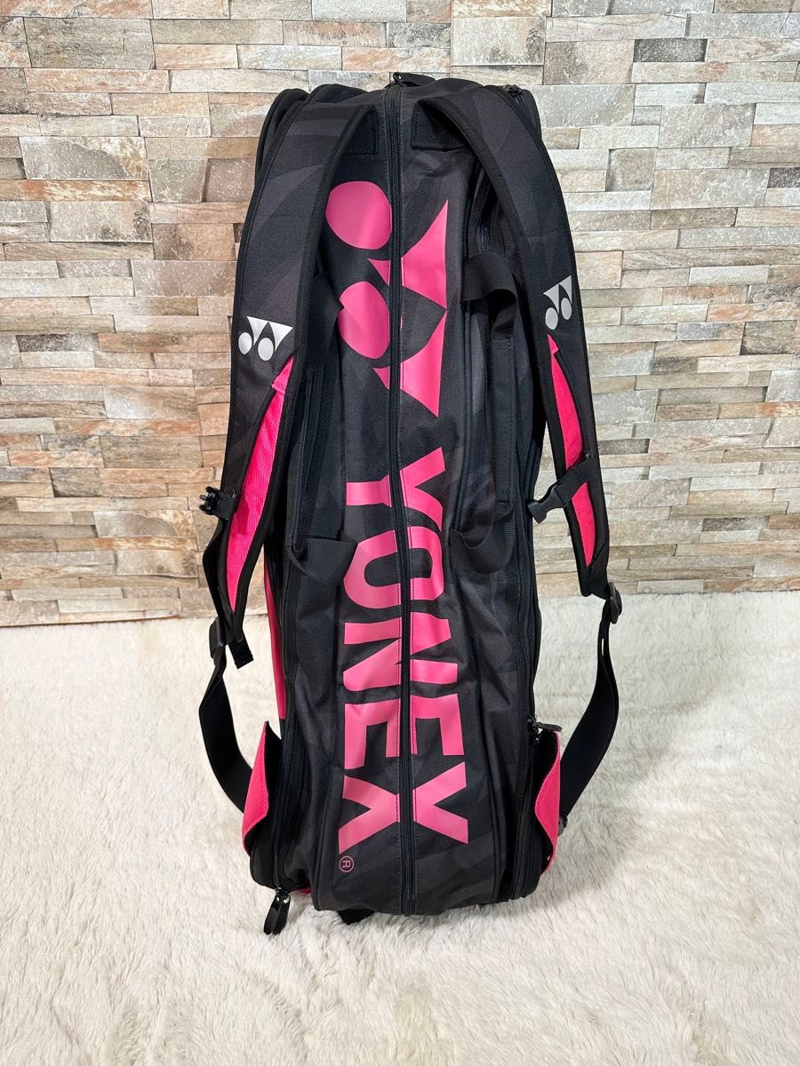 YONEX ラケットバッグ9 BAG1802N テニス ピンク　9本収納　