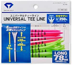 ダイヤゴルフ(DAIYA GOLF) ゴルフティー ユニバーサルティーライン ボールが乗せやすい 高さ調節目盛り付き 高耐久プラス_画像1