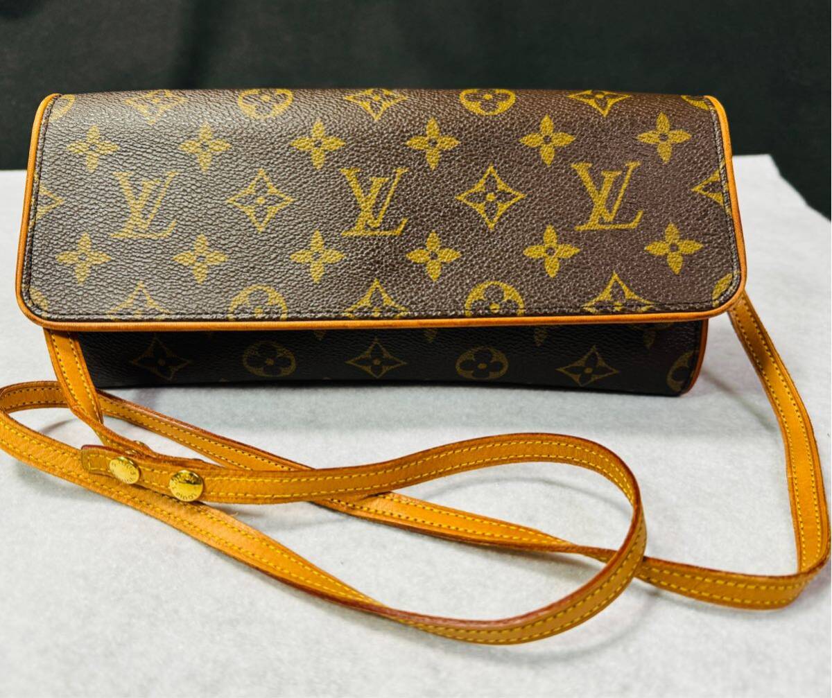 ♪ LOUIS VUITTON ルイヴィトン モノグラム ポシェットツインGM ショルダーバッグM51852 / 265858 / 515-14 _画像3