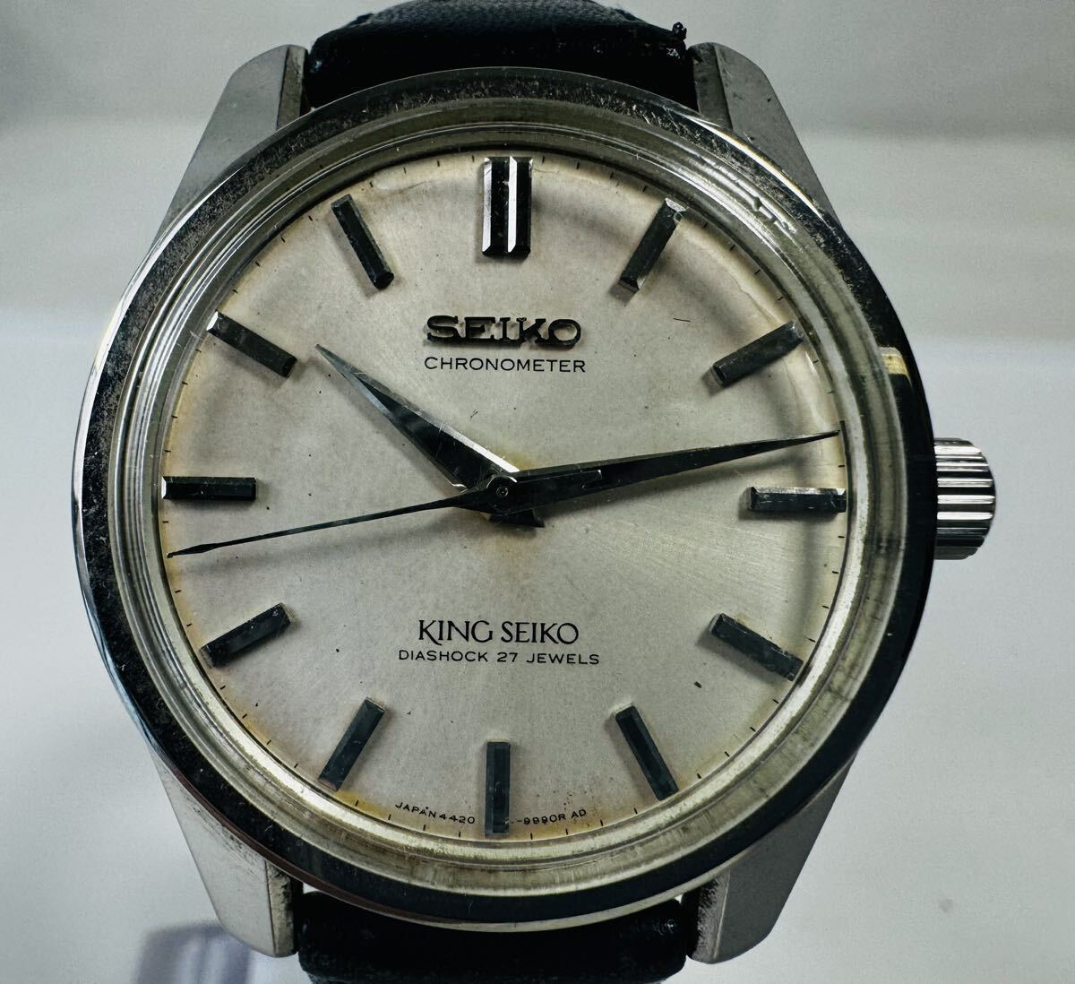 э KING SEIKO キングセイコーCHRONOMETER クロノメーターRef.4420-9990 手巻き ヴィンテージ メンズ腕時計/2649713/430-31_画像1