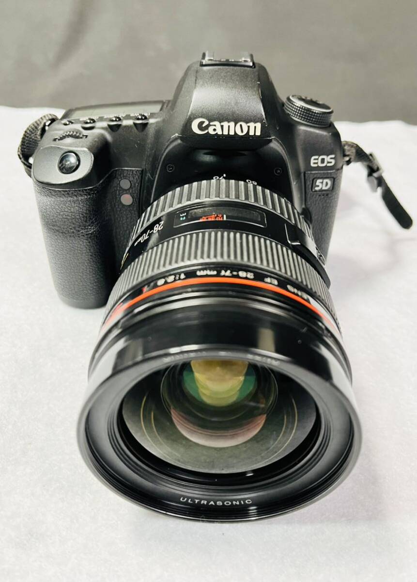 ◎ Canon キャノン EOS 5D MarkⅡ 1眼レフデジタルカメラ / EF 28-70mm F2.8 /防湿庫保管品 / 265935 265937 / 515-2_画像2