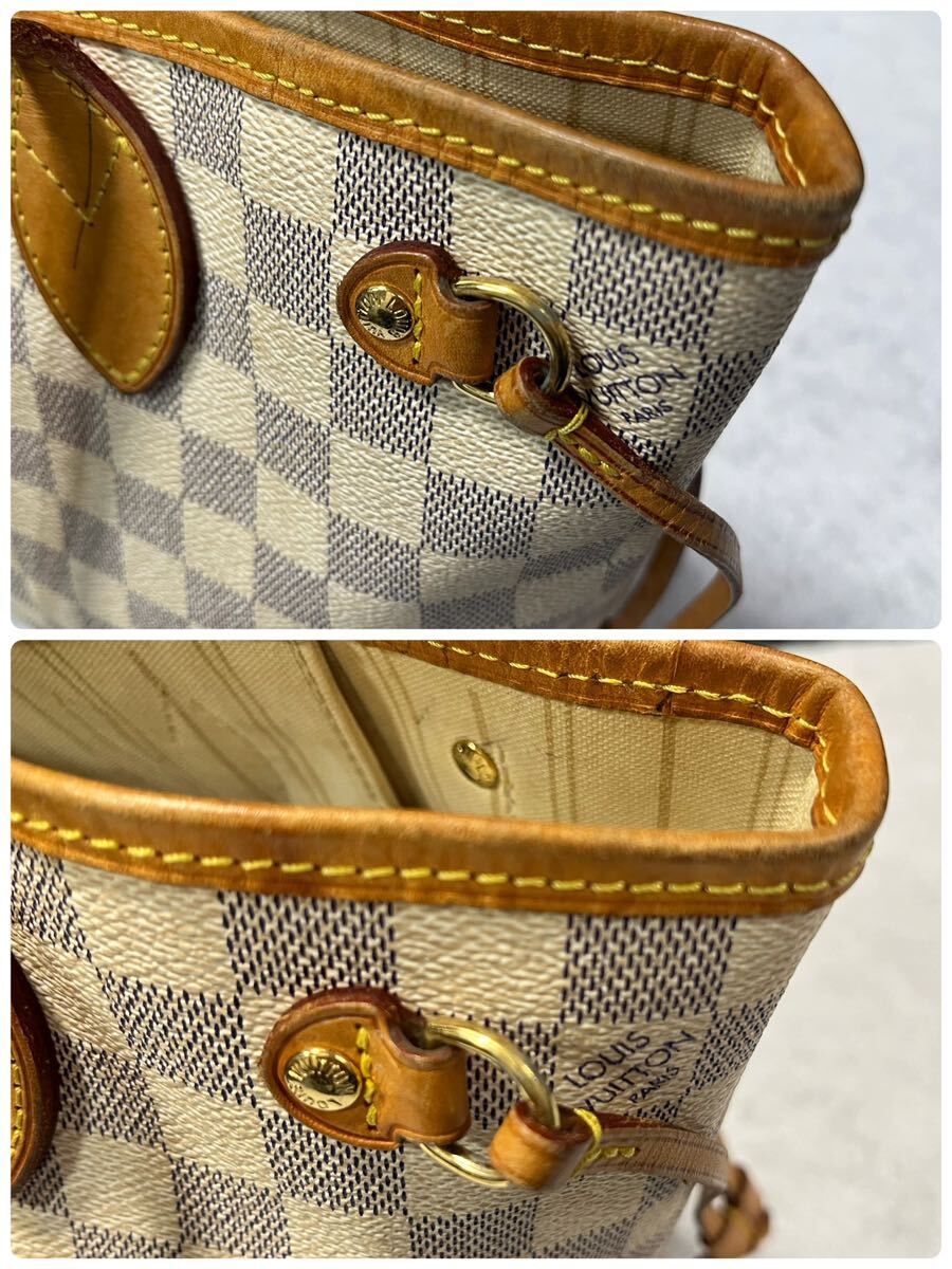 Φ LOUIS VUITTON ルイヴィトン ネヴァーフル PM ダミエ・アズール ショルダーバッグ N51110 / 264851 / 430-3_画像6