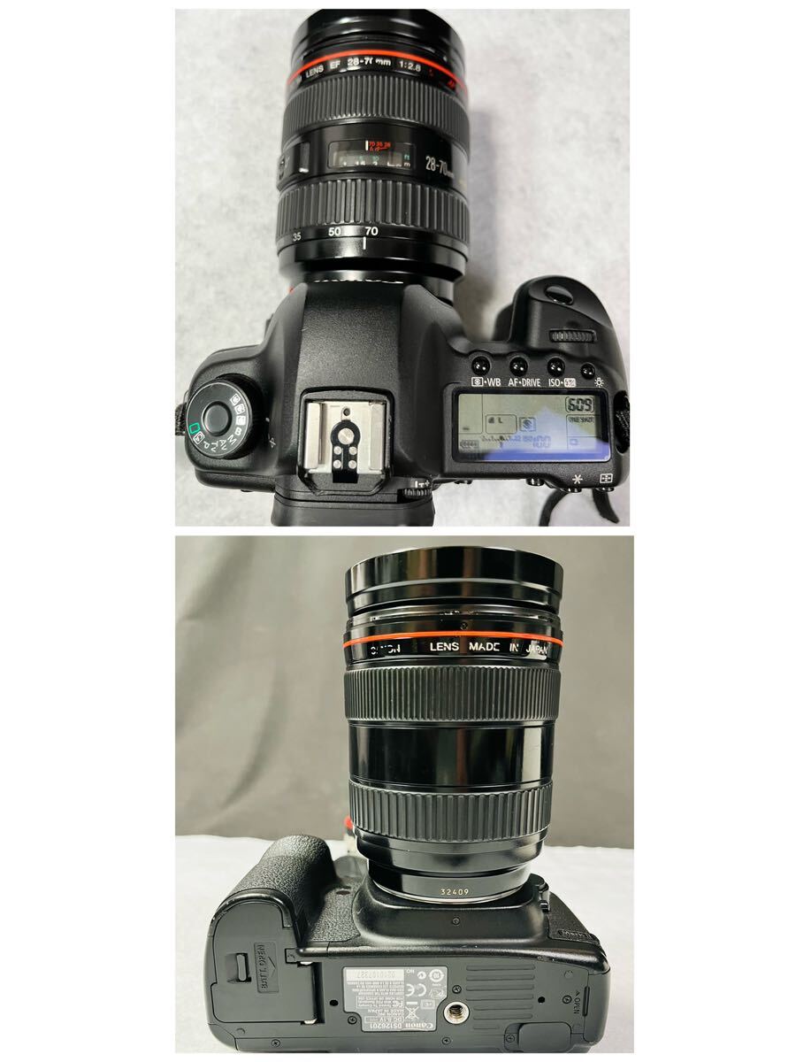 ◎ Canon キャノン EOS 5D MarkⅡ 1眼レフデジタルカメラ / EF 28-70mm F2.8 /防湿庫保管品 / 265935 265937 / 515-2_画像6