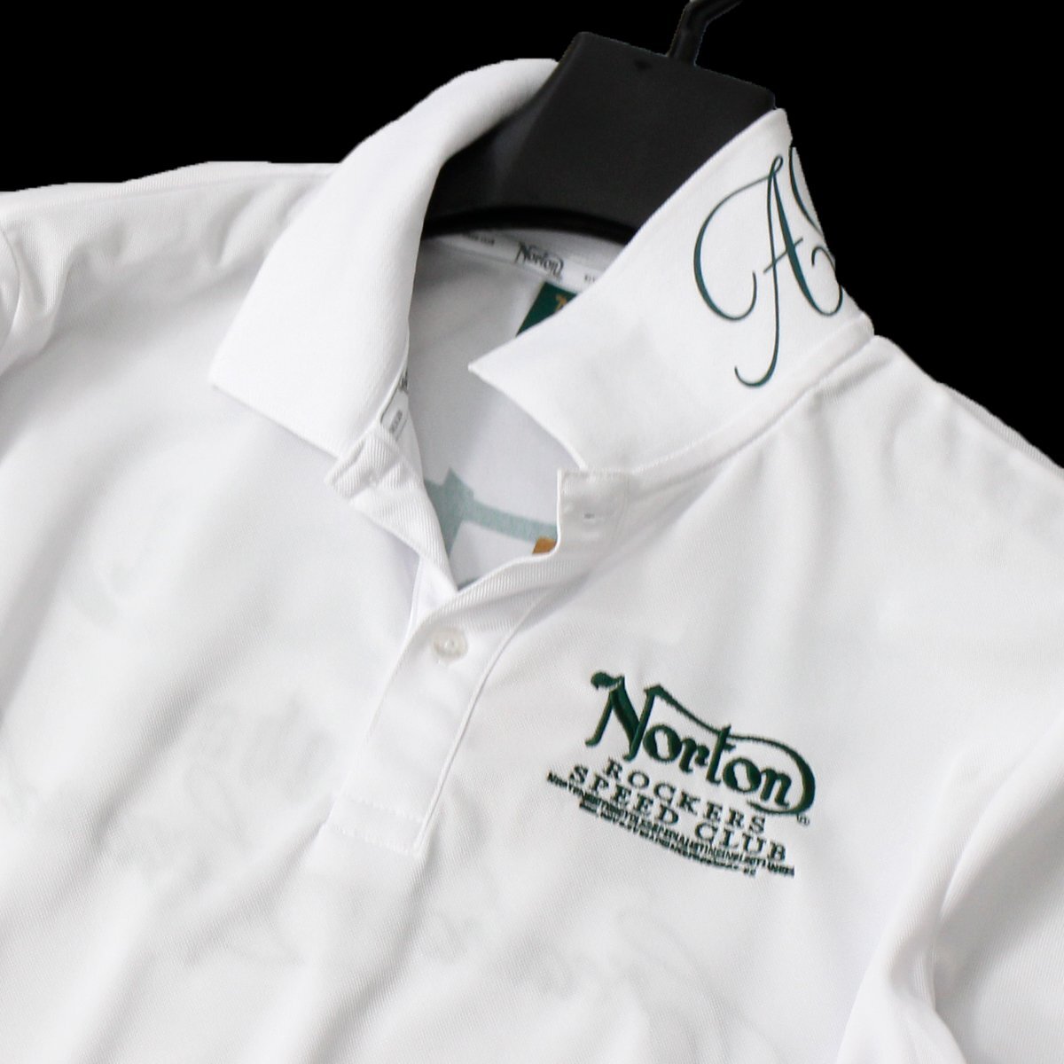  новый товар Norton Norton Golf олень. . рубашка-поло с коротким рукавом XL весна лето GOLF рубашка . вода скорость .UV cut Logo вышивка мужской одежда есть перевод *CG2302B