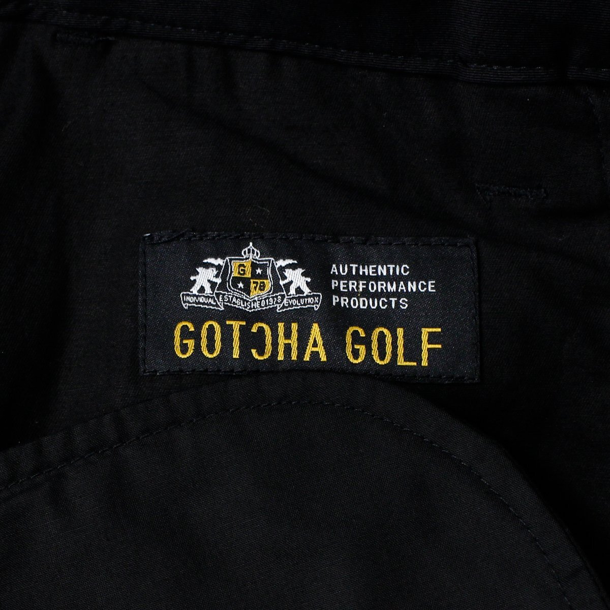 新品 ガッチャ ゴルフ バイカラー ツイル テーパード パンツ L GOTCHA GOLF ロング ボトムス ストレッチ メンズ ウェア 刺繍 ◆CC2266A_画像10