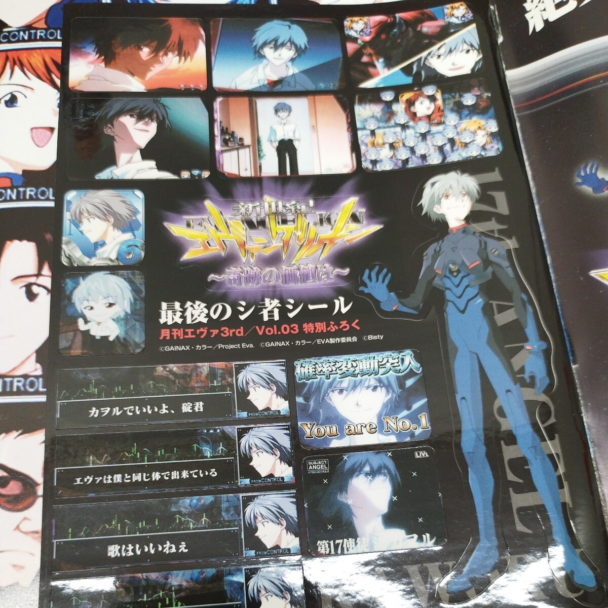  monthly e Van 3rd CR Neon Genesis Evangelion wonderful cost coefficient speciality magazine Vol.03 2007 year issue 