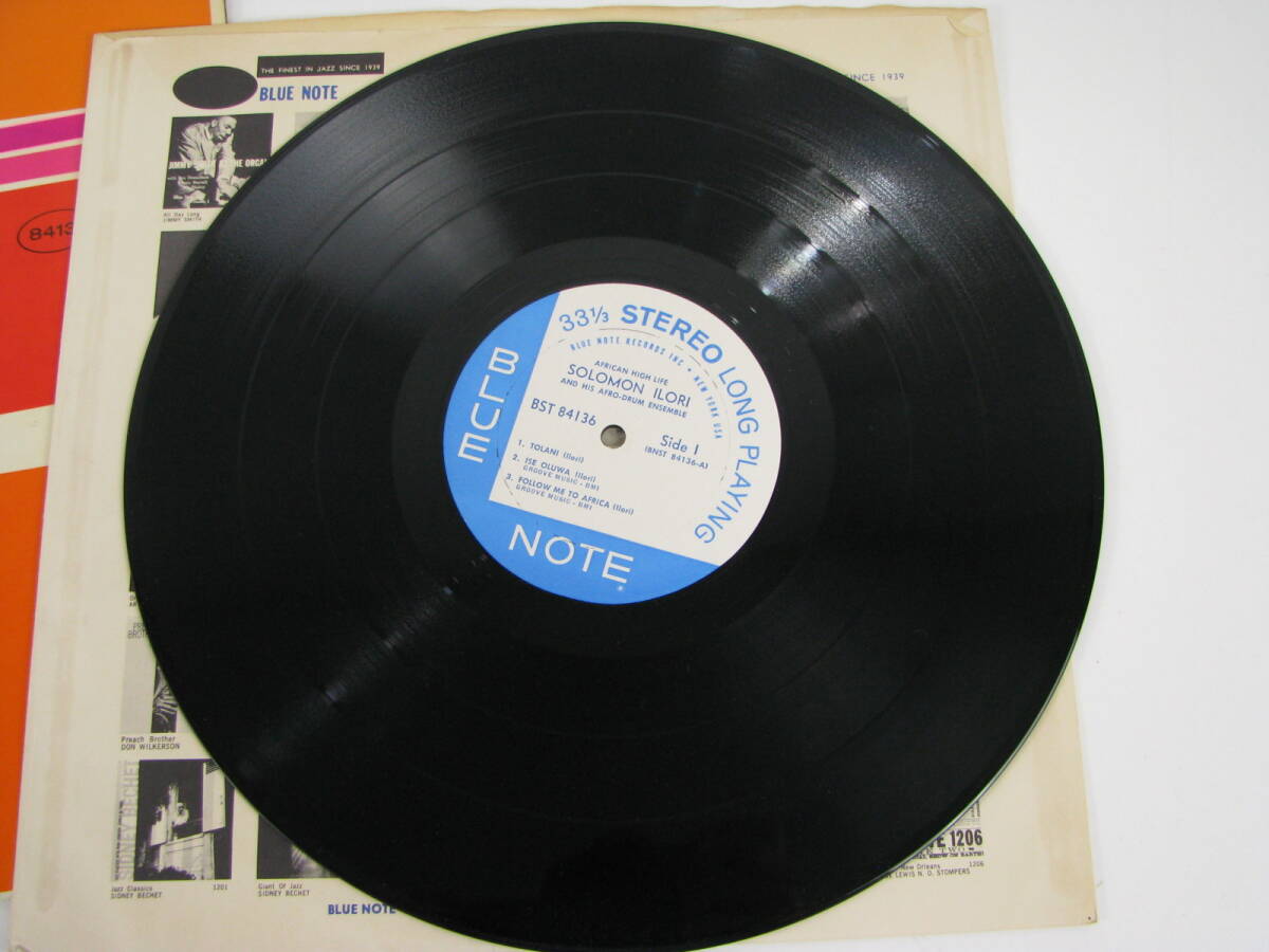 LP レコード SOLOMON ILORI AND HIS AFRO-DRUM ENSEMBLE / VAN GELDER刻印 / BLUE NOTEの画像3