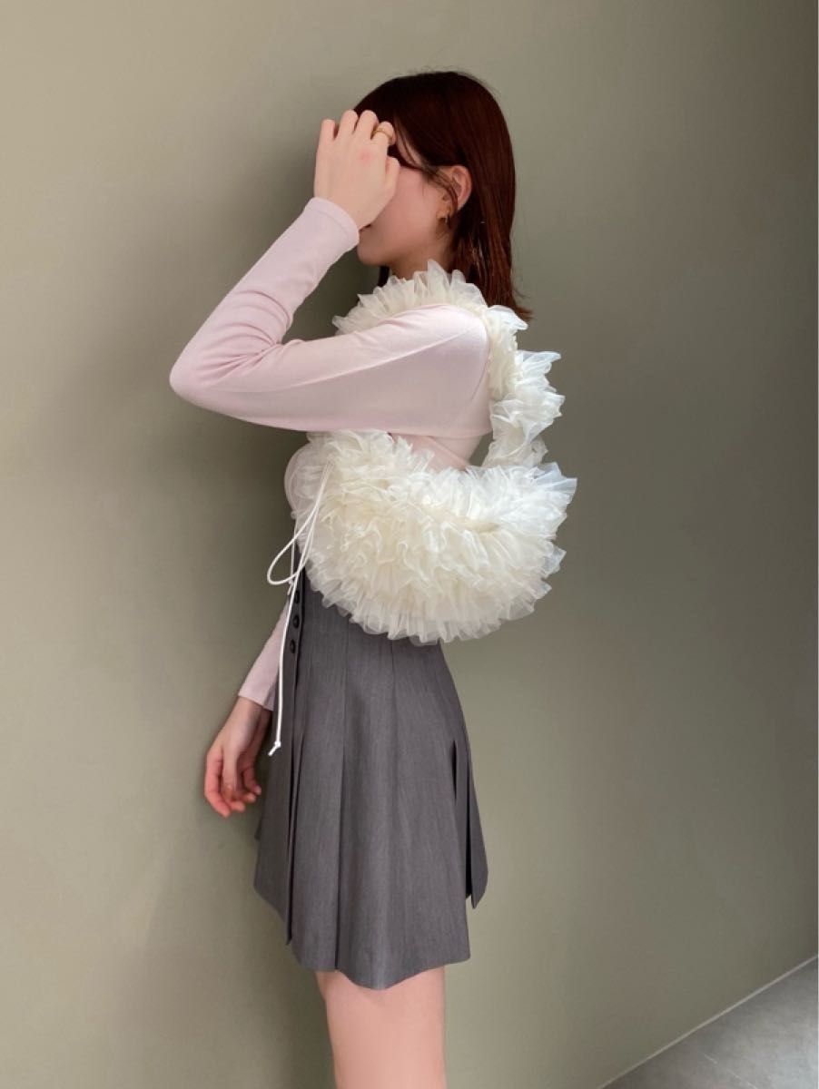 新品 SNIDEL スナイデル サイドプリーツスカショーパン GRY 新品 SNIDEL スナイデル サイドプリーツスカショーパン GRY