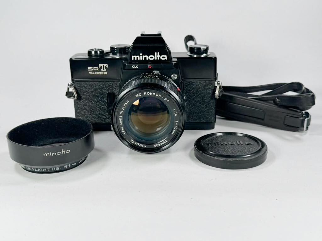 MINOLTA SRT SUPER /MC ROKKOR-PG 50mm f1.4 ミノルタ フィルム MINOLTA SRT SUPER /MC ROKKOR-PG 50mm f1.4 ミノルタ フィルム