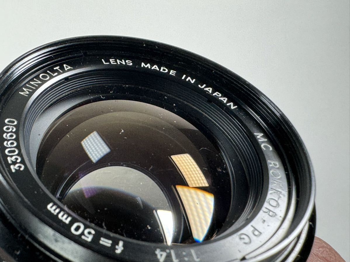 MINOLTA SRT SUPER /MC ROKKOR-PG 50mm f1.4 ミノルタ フィルム MINOLTA SRT SUPER /MC ROKKOR-PG 50mm f1.4 ミノルタ フィルム