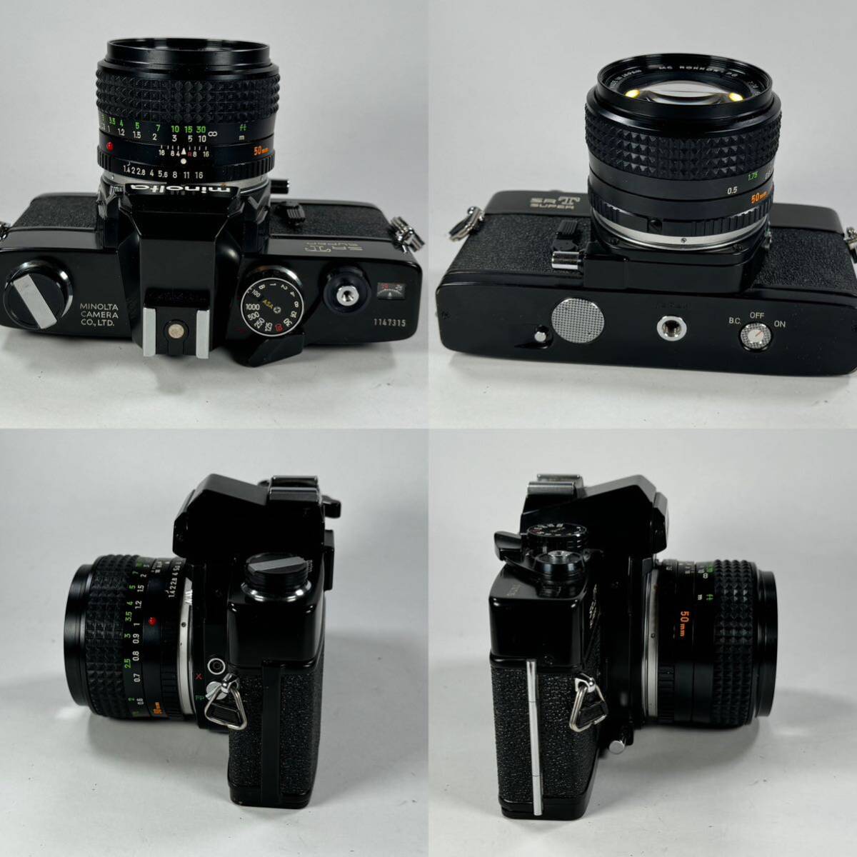 MINOLTA SRT SUPER /MC ROKKOR-PG 50mm f1.4 ミノルタ フィルム MINOLTA SRT SUPER /MC ROKKOR-PG 50mm f1.4 ミノルタ フィルム
