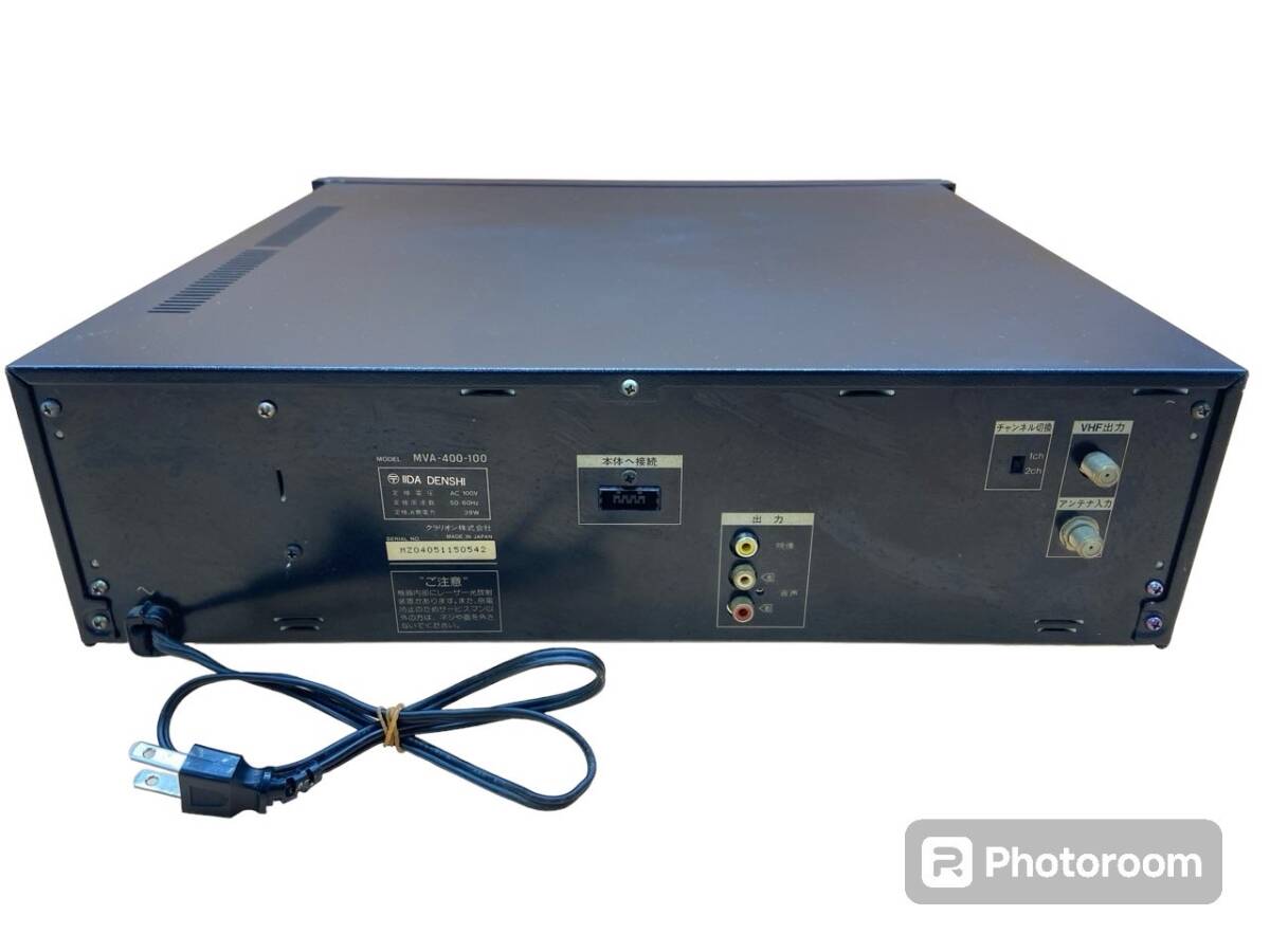 E96［通電確認済］CLARION Multi Disc Player/Key control LASER DISC クラリオン　レーザーディスク　LDプレーヤー　MVA-400-100_画像7