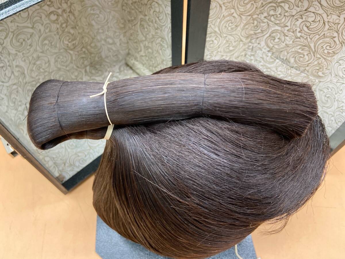 E216[ operation not yet verification goods ] historical play samurai wig large . play Mai pcs play Japanese coiffure dancing costume lawn grass . chronicle name equipped case also chronicle name seal equipped present condition goods 