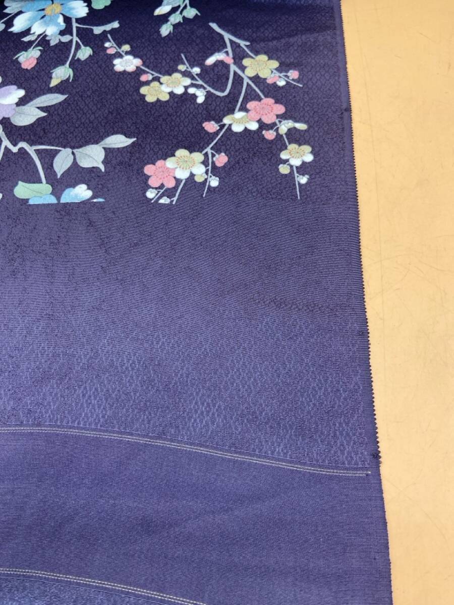 E213[ unused storage goods ]. after crepe-de-chine 700g length 13.5m silk japanese silk kimono cloth 