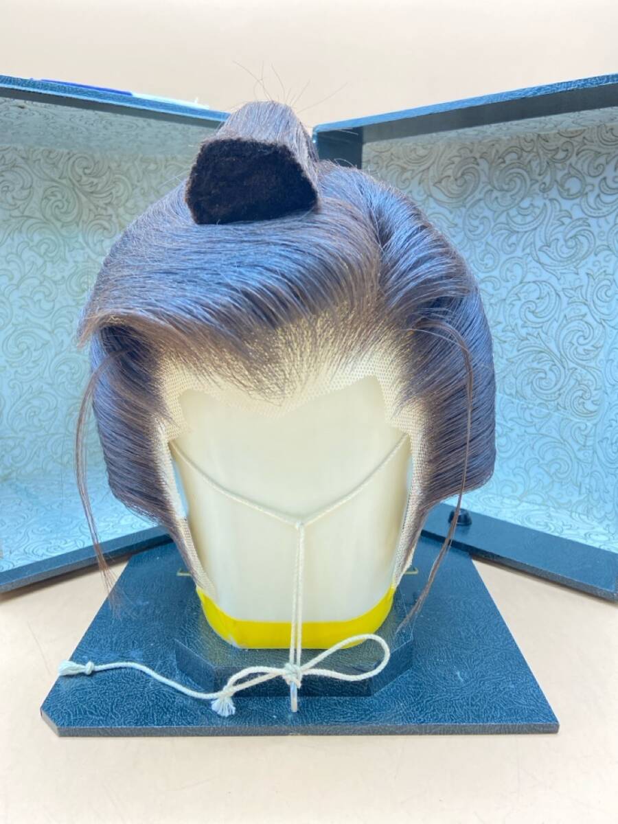 E216[ operation not yet verification goods ] historical play samurai wig large . play Mai pcs play Japanese coiffure dancing costume lawn grass . chronicle name equipped case also chronicle name seal equipped present condition goods 