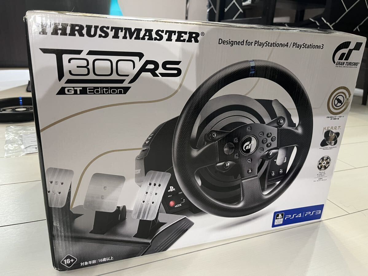 【国内正規品】 中古Thrustmaster スラストマスター ステアリングコントローラー T300 RS GT Edition PlayStationの画像4