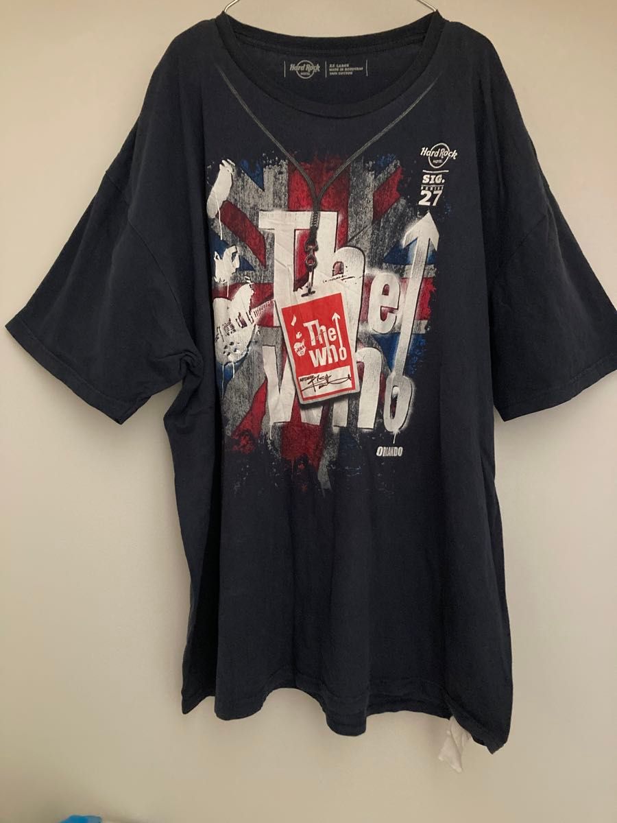 ハードロックホテル×The Who バンドTシャツ 両面プリント