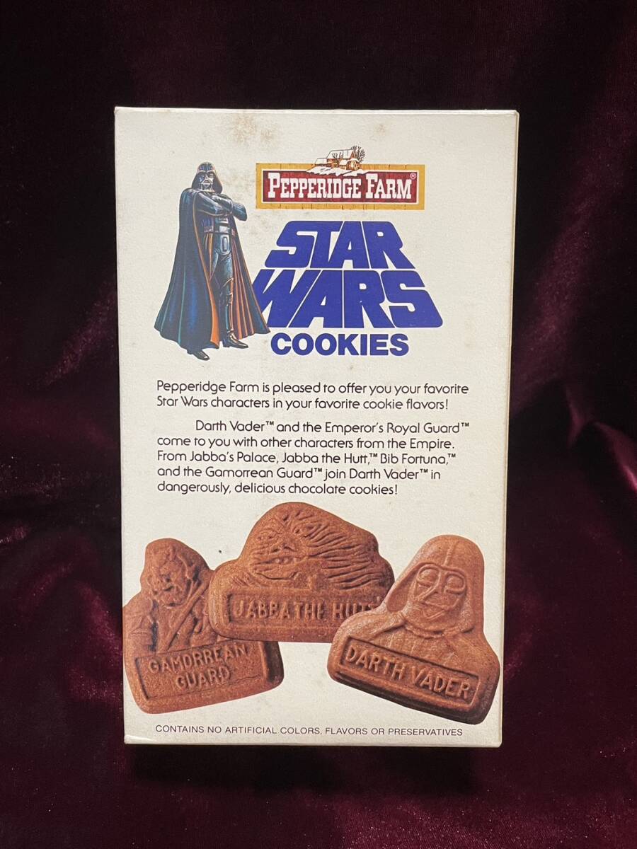 【激レア/ビンテージ】スターウォーズクッキー StarWars Cookies（チョコレート CHOCOLATE）空き箱_画像2