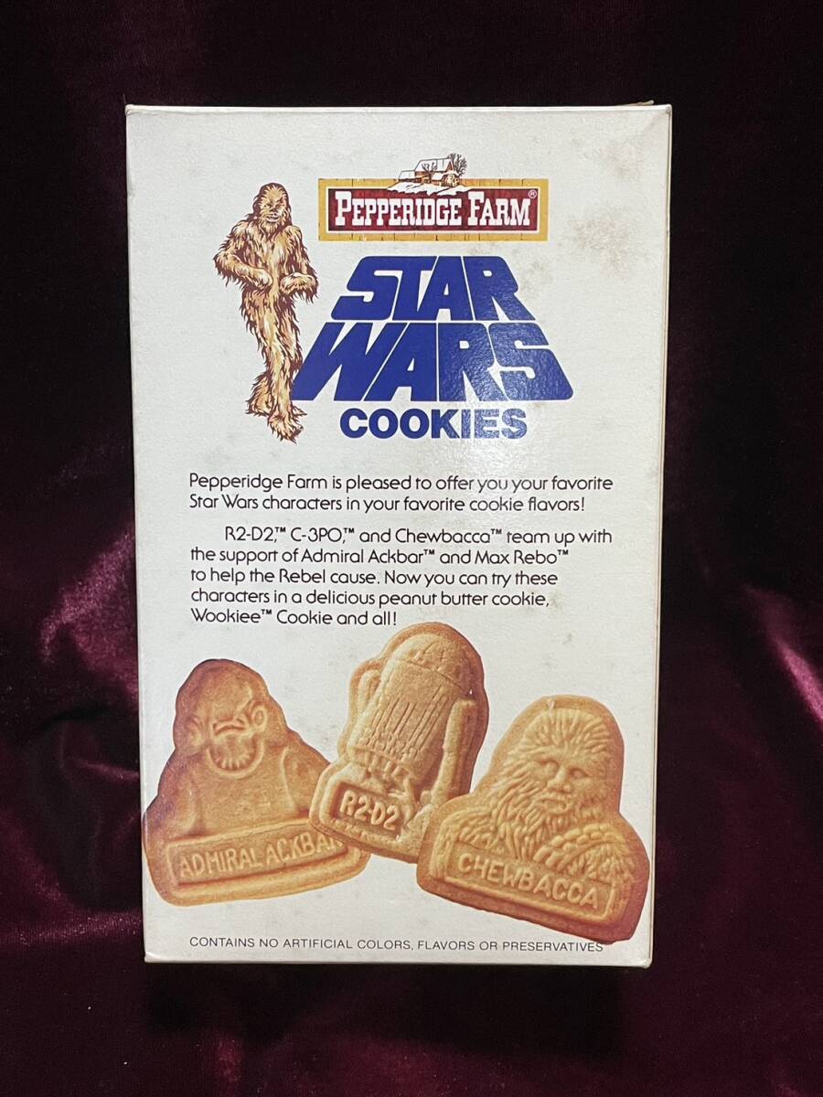 【激レア/ビンテージ】スターウォーズクッキー StarWars Cookies（ピーナツバター PeanutButter）空き箱_画像2