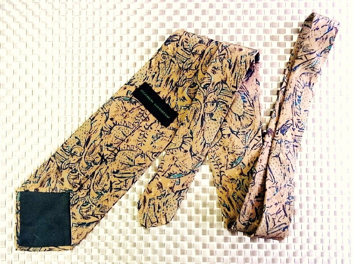 *RB1178*[ рыба рыба рисунок ] Hiroko Koshino [ прекрасный товар ] галстук 