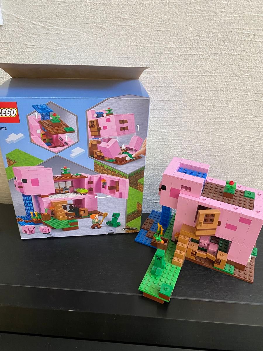 LEGO Minecraft ブタのおうち