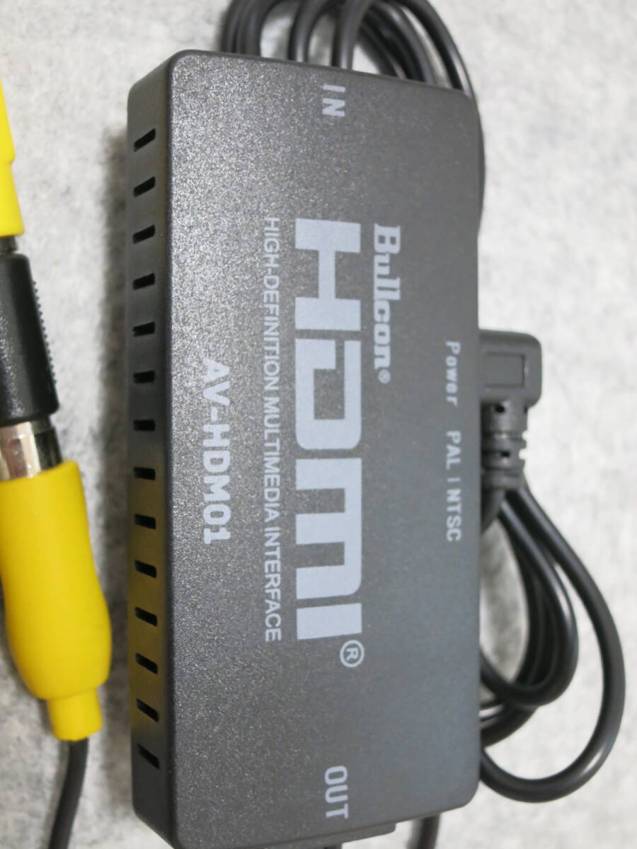 Bullconマジコネ AV-V05T AV-HDM01トヨタ純正 ディスプレイオーディオ 外部入力VTRハーネス HDMI変換ユニット DVD無モデルの画像3