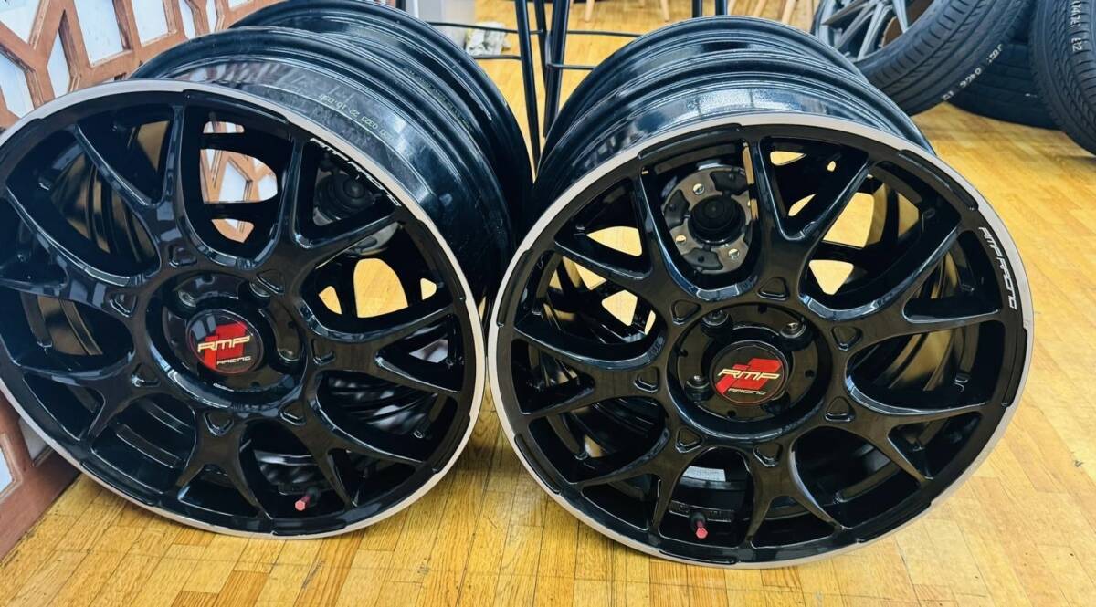 【RMP 】17インチ7.0J+45　4穴pcd100！中古品！Swift fit freed etc_画像9