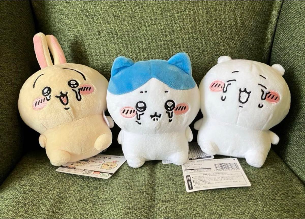ちいかわ泣いちゃったぬいぐるみ全3種うさぎ ハチワレ ちいかわ ちいかわ泣いちゃったぬいぐるみ全3種うさぎ ハチワレ ちいかわ