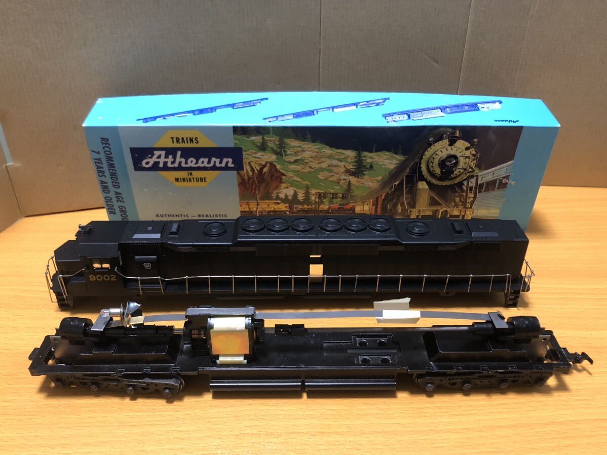 Athearnasa-n HO gauge 1/87 4244 GM EMD DD/40 diesel locomotive pen silver nia railroad PRR #9002 America type Junk 