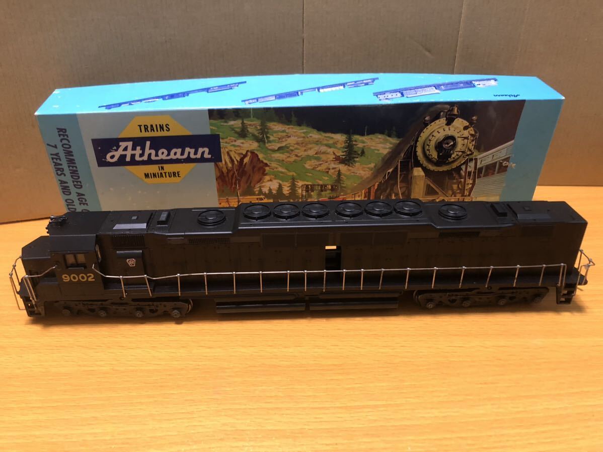 Athearnasa-n HO gauge 1/87 4244 GM EMD DD/40 diesel locomotive pen silver nia railroad PRR #9002 America type Junk 