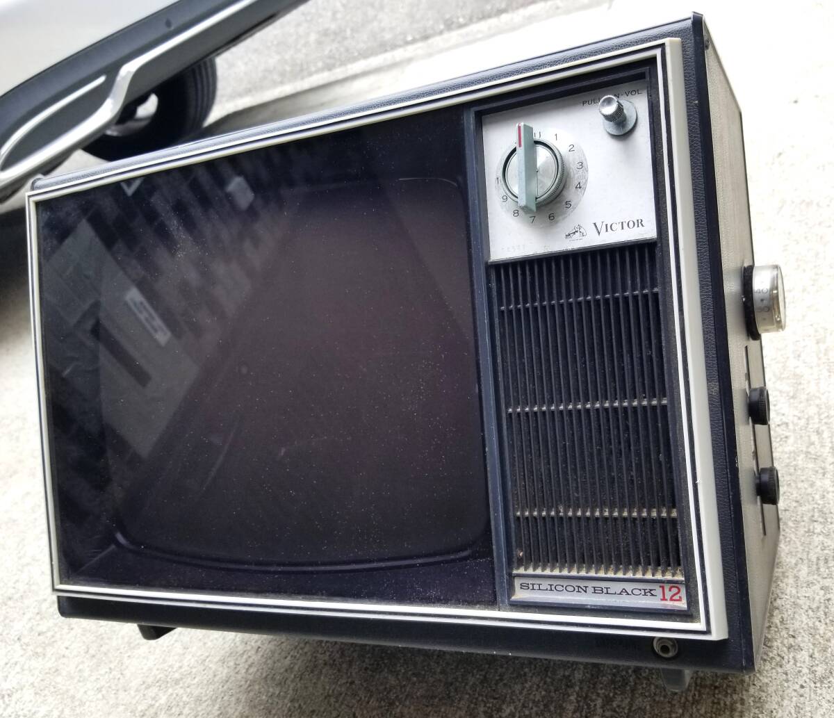 * Showa Retro //Victor Victor old Brown tube tv 12T-47U SILICON BLACK 12// electrification has confirmed that time thing valuable rare goods!!*